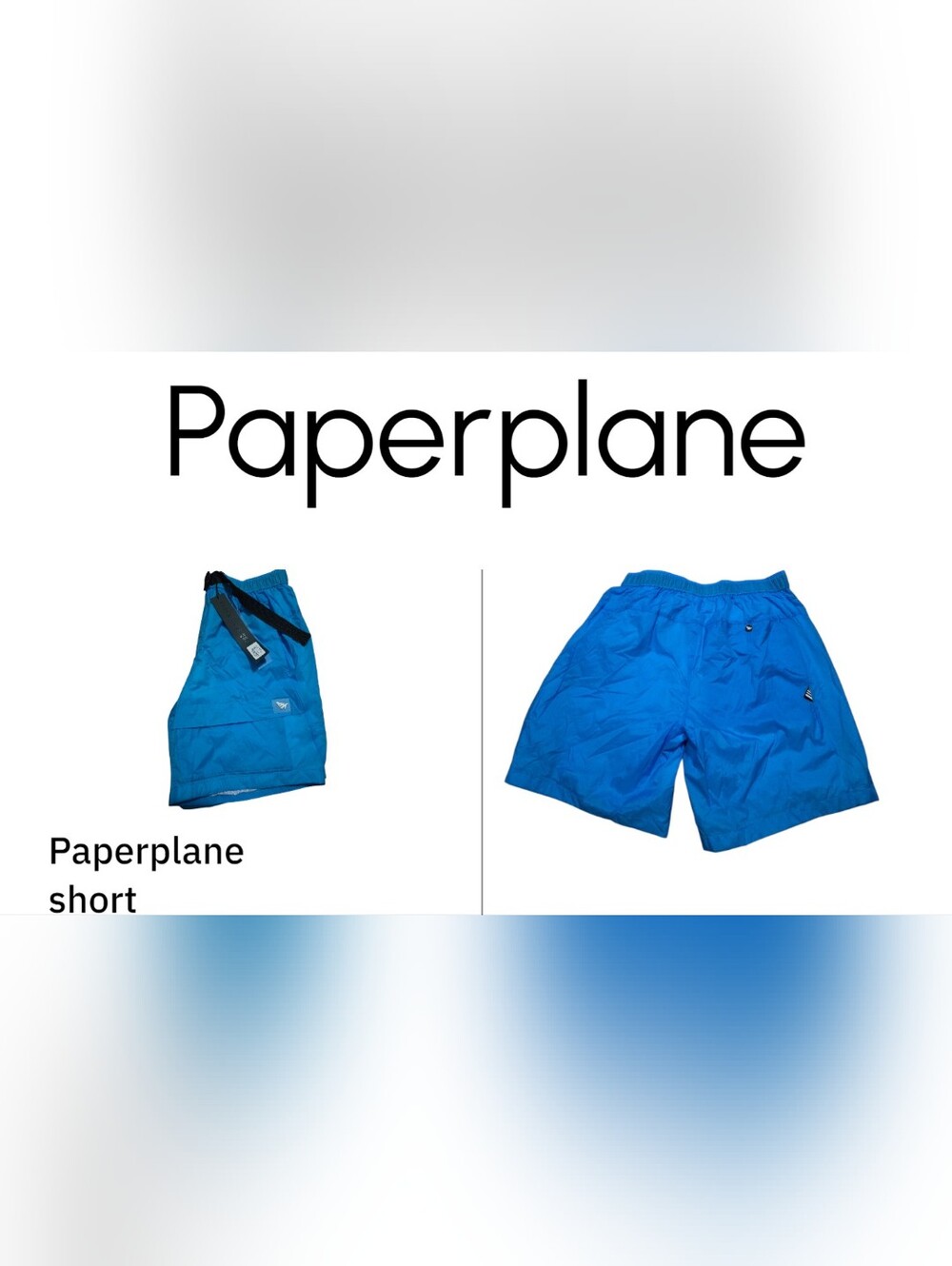 Nwt Paperplabe Men's Blue Shorts Size L
